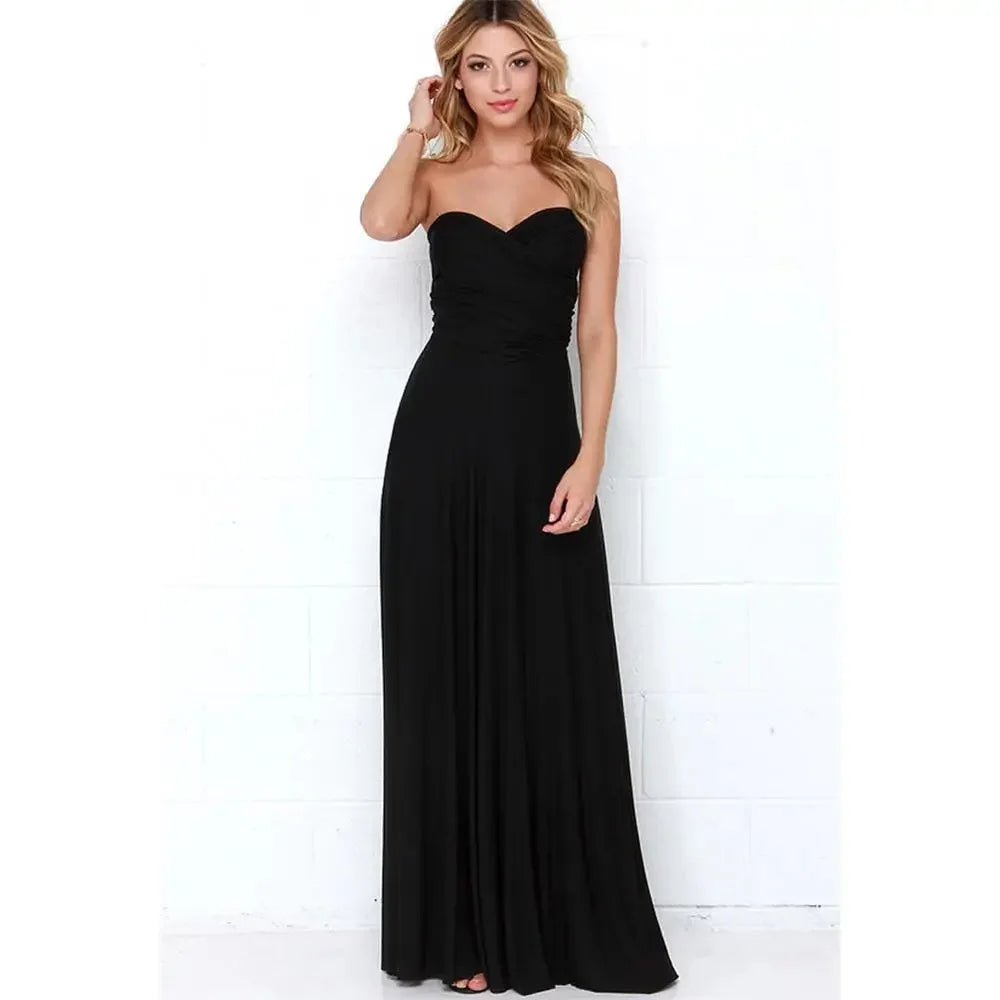 Women’s Multiway Wrap Maxi Dress For Parties & Bridesmaids